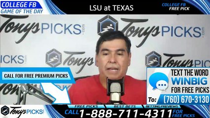 LSU Texas College Football Pick 9/7/2019