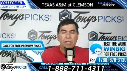 Texas Am Clemson College Football Pick 9/7/2019