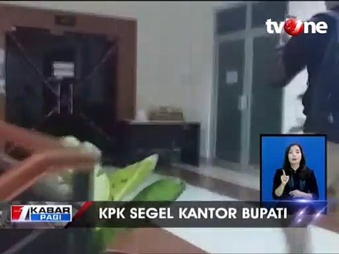 KPK Segel Kantor Bupati Muara Enim