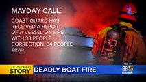 USA: Au moins 4 morts et une trentaine de disparus dans le violent incendie d'un bateau de tourisme au large des côtes de Californie