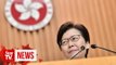 Hong Kong leader says has never tendered resignation to Beijing