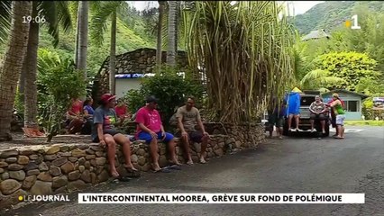 Grève à l'Intercontinental de Moorea