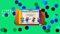 [FREE] Reading Lesson: Teach Your Child to Read in 20 Easy Lessons