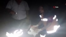 Sürücüsünün Kalp Krizi Geçirdiği Otomobil Sulama Kanalına Düştü