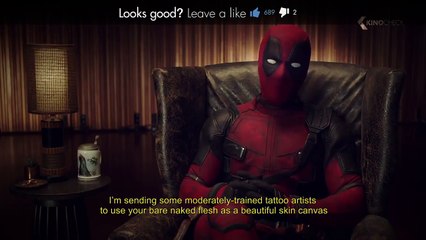 DEADPOOL 2 Teaser Trailer Brazil Tattoos (2018)