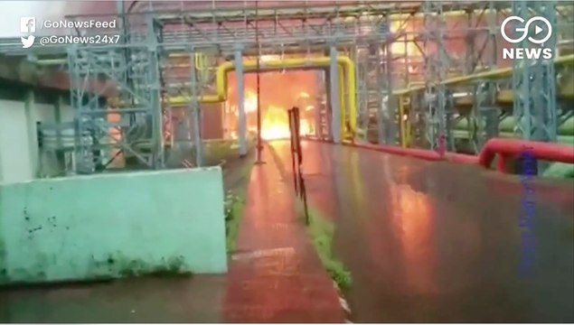 Fire At ONGC Plant In Navi Mumbai