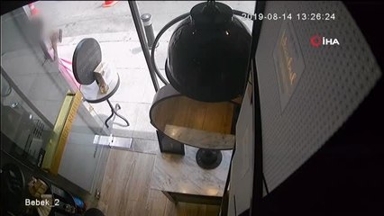 İstanbul'un lüks semtinde ilginç hırsızlık kamerada