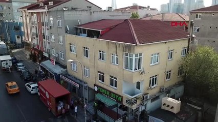Ataşehir'de yıkılma riski bulunan 3 katlı bina mühürlendi