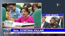 Pagbagsak ng presyo ng palay, dininig sa Senado