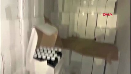 Bağcılar'da kaçak zayıflama ve cinsel içerikli ürün operasyonu kamerada