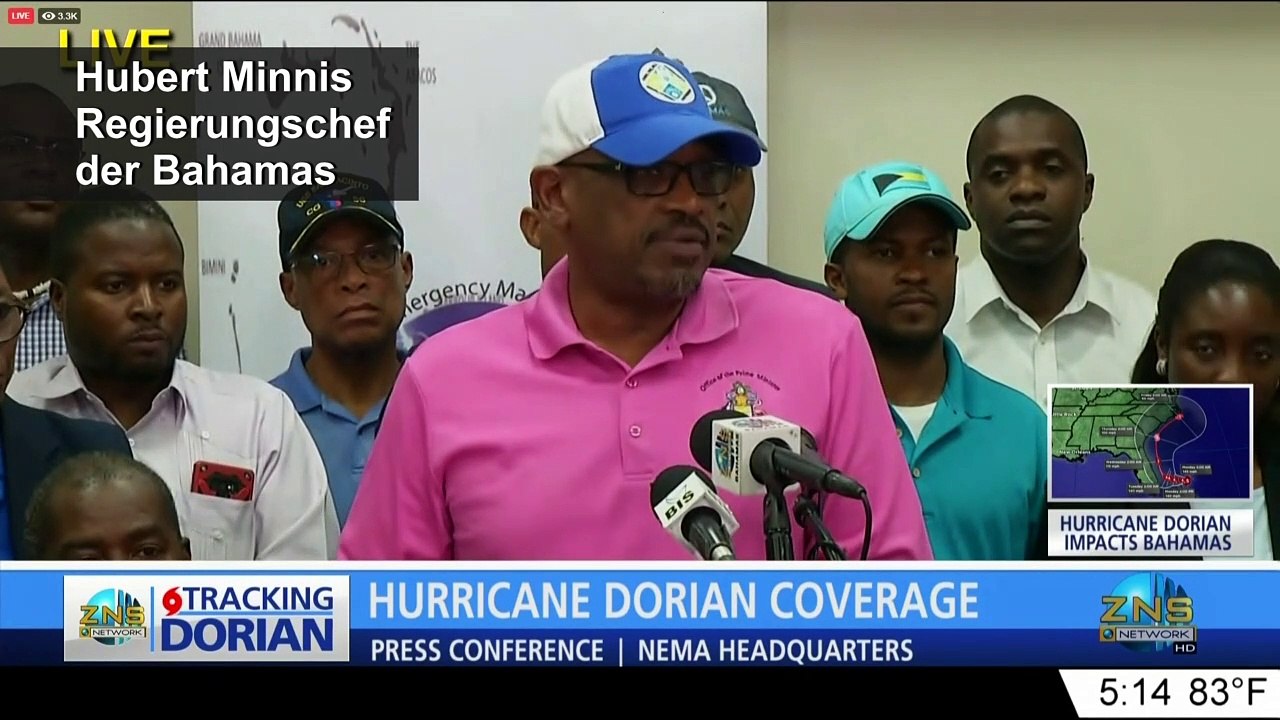 Tod und Zerstörung auf den Bahamas durch Hurrikan 'Dorian'