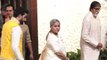 Abhishek Bachchan,Amitabh Bachchan & Jaya attend Ganesh Chaturthi at Ambani House | FilmiBeat