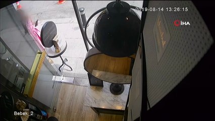 İstanbul’un lüks semtinde ilginç hırsızlık kamerada