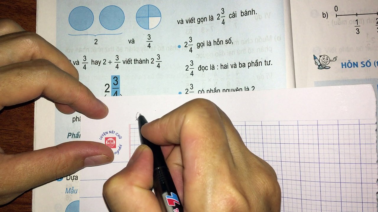 Hỗn số (trang 11, 12) - Toán lớp 5 sách giáo khoa