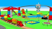 Playground for kids - Toy Train for children - trains for children - train videos - Cartoon