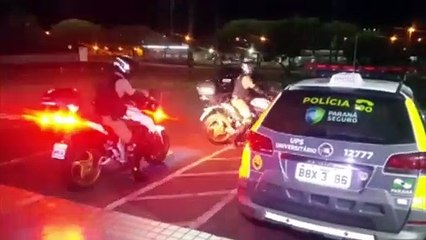 Jovem é detido após fugir de abordagem policial e provocar acidente de trânsito