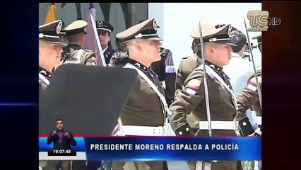 Gobierno expresó su respaldo a la Policía nacional