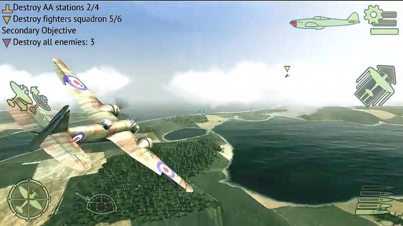 Warplanes: WW2  UK vs Germany Air force air plane game exotic