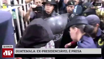 Ex-candidata à Presidência da Guatemala é presa