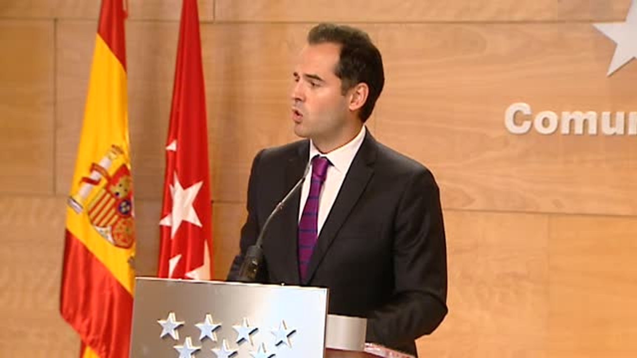 Aguado, sobre Avalmadrid: "No vamos a tolerar ni corrupción ni circos mediáticos en torno a determinadas personas"