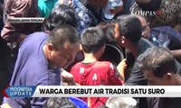 Warga Berebut Air Tradisi Satu Suro di Sragen