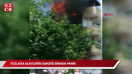 Tuzla'da yangın! Eve sıçradı...