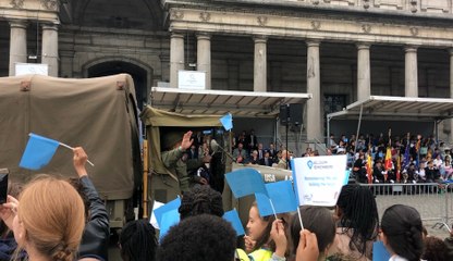Les 75 ans de la Libération commémorés à la Colonne du Congrès à Bruxelles