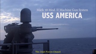 25mm Mark 38 Mod II machine gun system Live Fire