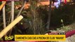 Miraflores: camioneta se sostiene de una palmera tras despiste en Costa Verde