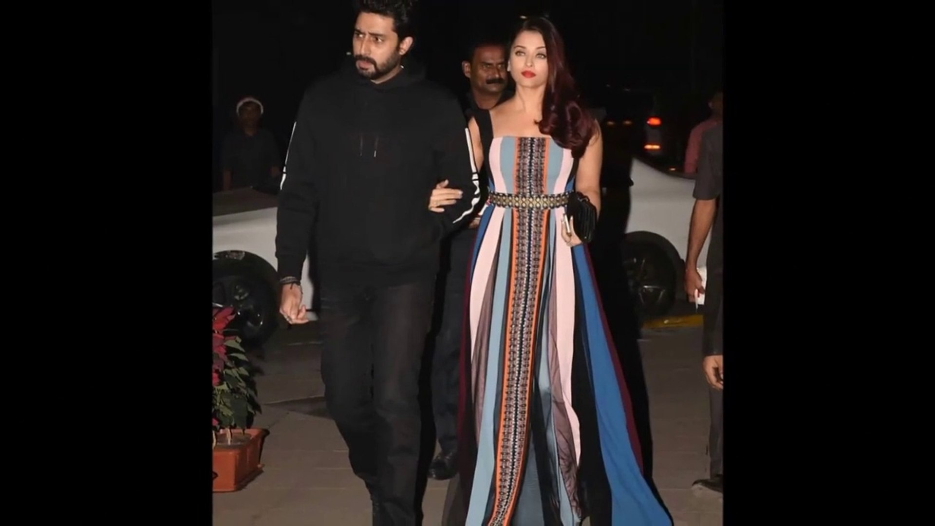 Aishwarya Rai And Abhishek Bachchan Spotted At Events !!