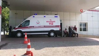 Kocasının darp ettiği kadın komşusuna sığındı