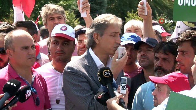 AK Parti Genel Başkanlar Yarımcısı Fatma Betül Sayan Kaya, işten çıkarılan İBB işçilerini ziyaret etti