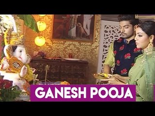 Gurmeet and Debina welcome Ganpati Bappa after 2 years