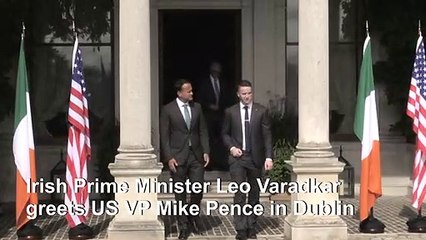 US VP meets Irish PM for bilateral talks