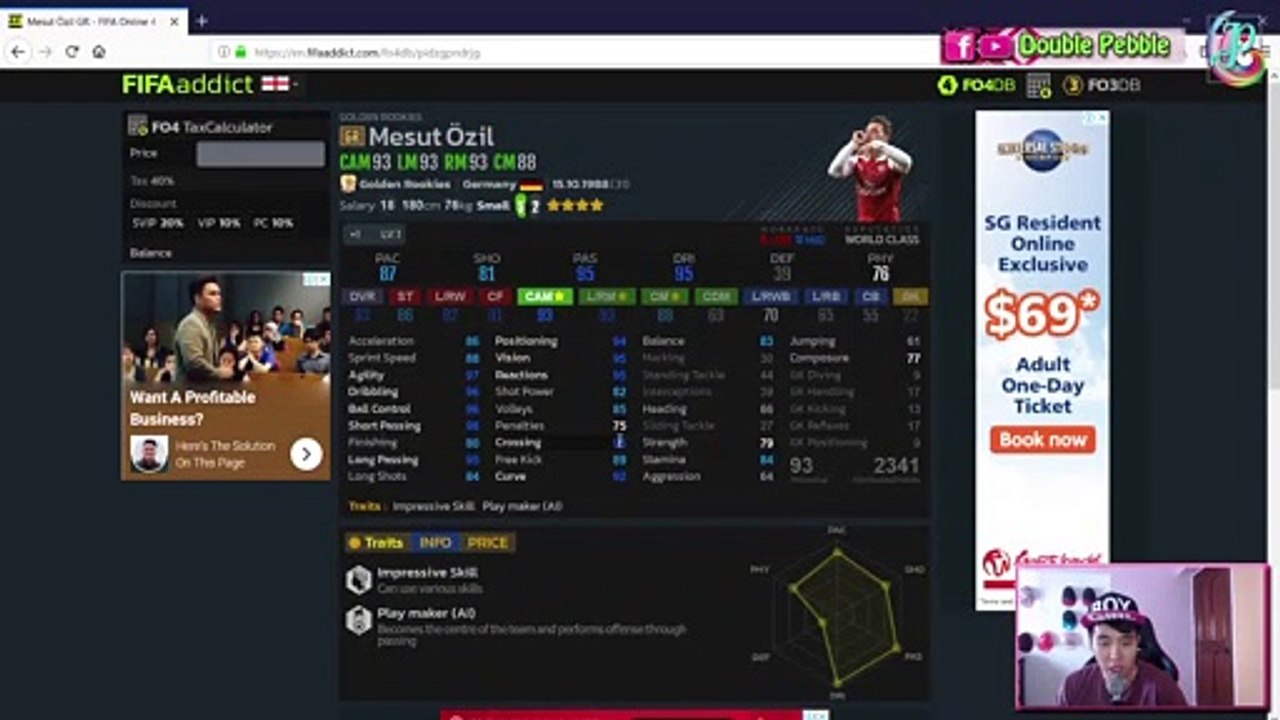 GR Mesut Özil Review - รีวิวนักเตะ - Adakah Ia Berbaloi- - FIFA ONLINE 4