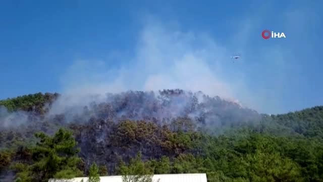 - Bölgedeki tüm ekipler Marmaris yangınına sevk edildi