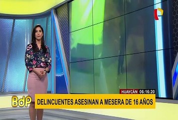 Huaycán: menor muere asesinada en chifa donde trabajaba como mesera