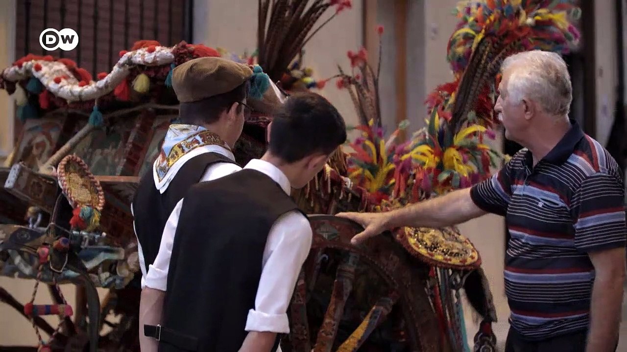 Die Tradition der Sizilianischen Karren | Euromaxx