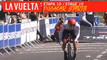 Départ pour Pogacar / Pogacar starts - Étape 10 / Stage 10 | La Vuelta 19