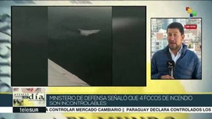 Bolivia: alerta gobierno ante fuertes incendios en la Chiquitania