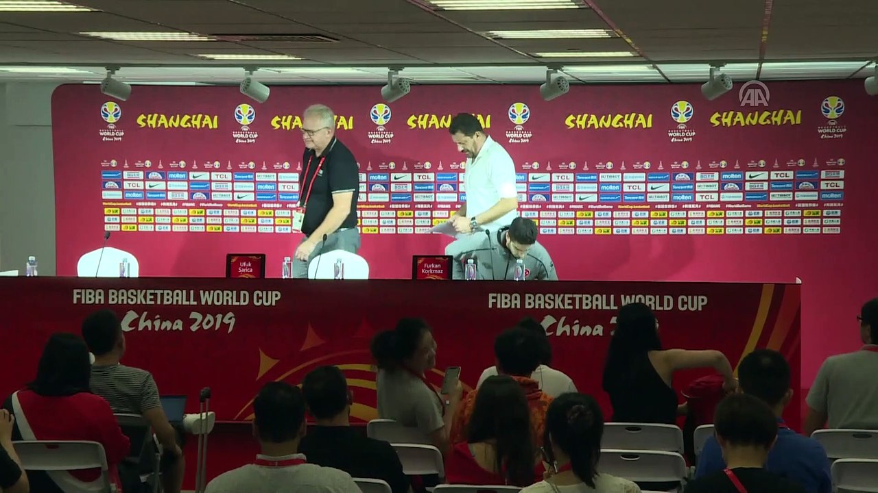 ABD - Türkiye basketbol maçının ardından - Ufuk Sarıca / Furkan Korkmaz - ŞANGHAY