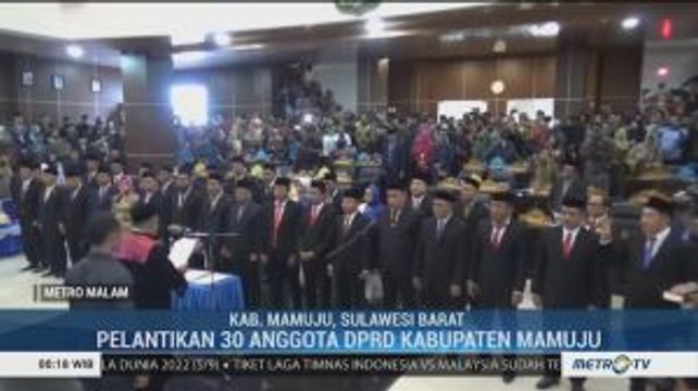30 Anggota DPRD Mamuju Periode 2019-2024 Dilantik