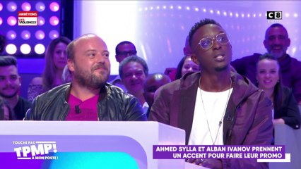 Alban Ivanov et Ahmed Sylla prennent un accent pour faire leur promo