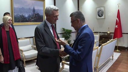 Cumhurbaşkanı Yardımcısı Oktay'ın kabulü - ANKARA