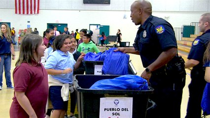 Thank You for Stuffing the Bus at Pueblo del Sol Elementary School