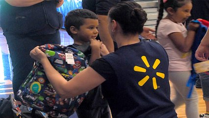 Thank You for Stuffing the Bus at Carol G. Peck Elementary School