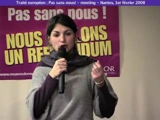 Aurélie Trouvé - ATTAC - Nantes, 1er février 2008