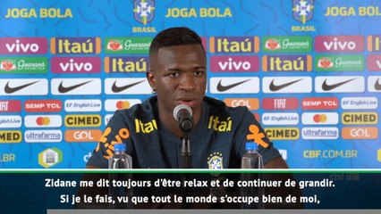 Brésil - Vínicius Júnior : ''Zidane me dit toujours d'être relax''
