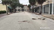 Popular tourist spot now a ghost town due to Hurricane Dorian