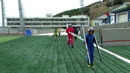 Gürcü sporcuların kamp için tercihi Erzurum oldu